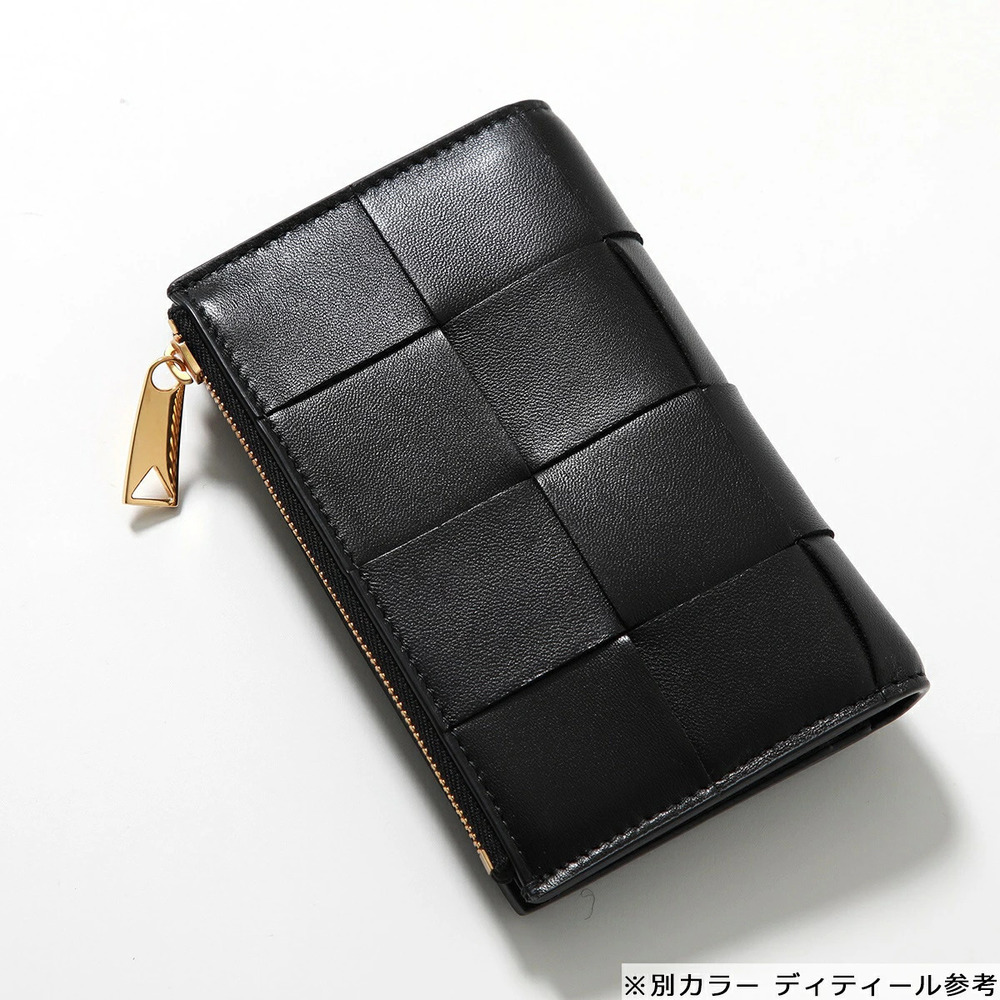 BOTTEGA VENETA Cassette Bi fold Wallet Maxi Intrecciato Leather